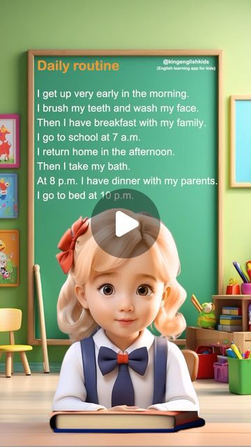 King English Kids on Instagram: "Daily routine #dailyroutine #speaking #english #englishteacher #kingenglish #kingenglishkids" English Speaking For Kids, Daily Routine For Kids, Routine For Kids, My Daily Routine, Brush My Teeth, November 11, Speaking English, English Teacher, Daily Routine