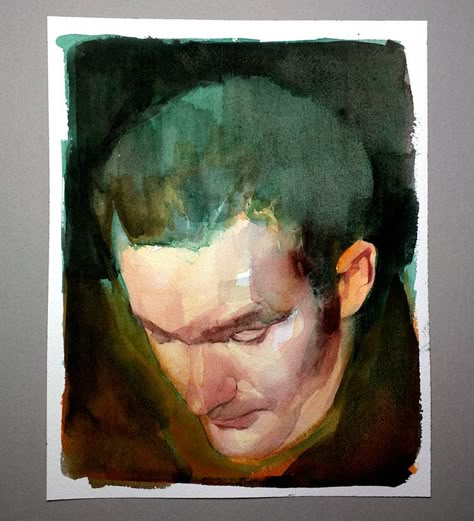 Art A Level, Nick Runge, Mens Portraits, Watercolor Portrait Painting, Watercolor Blog, Portraiture Art, Watercolor Paintings For Beginners, Watercolour Inspiration, Figurative Artists