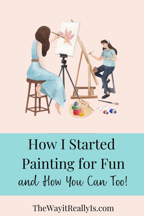 Painting As A Hobby, Wine And Painting Party, Online Painting Classes, Painting Classes, Have A Good Time, Great Hobbies, Acrylic Paint Set, Watching Videos, Pencil And Paper