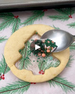 1.5M views · 9.7K reactions | Glass Sugar Cookies For The Holidays 🍪❄️ | I've never seen cookies like these before 😍❄️ | By FOODbible | Facebook Christmas Cookie Dough Recipe, Glass Sugar Cookies, Christmas Food To Make, Christmas Cookie Dough, Hedgehog Cookies, Royal Icing Ideas, Energy Bite, Glass Cookies, Christmas Decorated Cookies