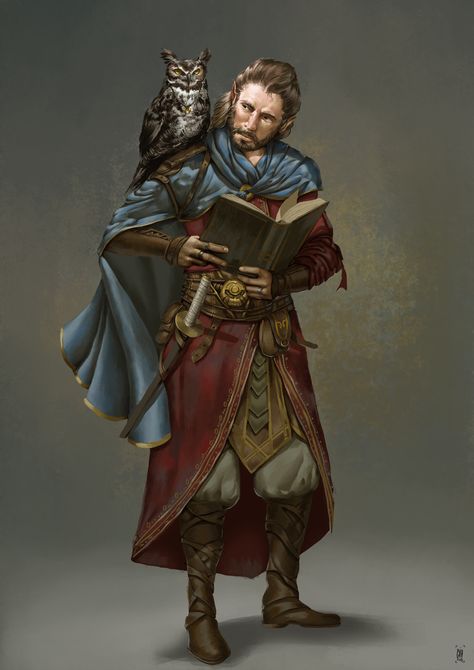 Elf Wizard Commission by - G I I H - at Artstation Elf Wizard, Dnd Elves, Half Elf, Illustration Fantasy, Pathfinder Character, Heroic Fantasy, Roleplay Characters, Male Character, Dungeons And Dragons Characters