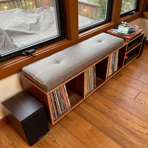 Lp Regal, Vinyl Lp Storage, Vinyl Record Furniture, Record Player Table, Record Storage Cabinet, Record Room, Lp Storage, Record Player Stand, Record Cabinet