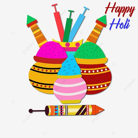 Pichkari Image, Holi Design, Holi Color, Yellow Color Combinations, Holi Colors, Holi Festival, Happy Holi, Color Powder, Color Vector