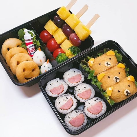 Kotak Bento, Kids Lunch Box Meals, Bento Box Lunch For Kids, Bento Box Recipes, Cute Bento Boxes, Japanese Food Bento, Homemade Foods, Good Things In Life, Kawaii Cooking