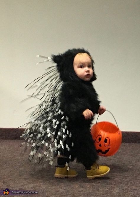 Porcupine Costume Diy, Diy Bear Costume, Bear Costume Diy, Toddler Bear Costume, Porcupine Costume, Kids Bear Costume, Brooklyn Halloween, Ava Outfit, Baby Bear Costume