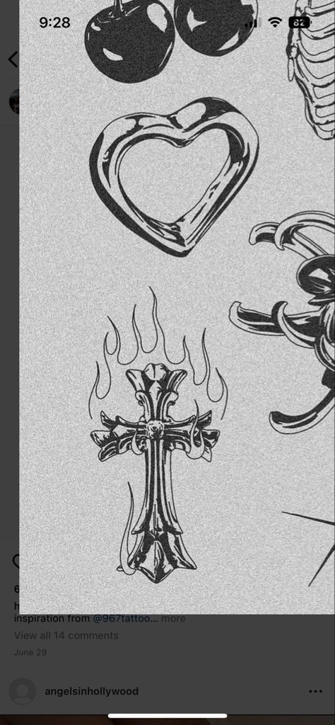 Chrome Hearts Stencil, Svg Tattoo Design, Chrome Hearts Tattoo Stencil, Crome Heart Tattoos, Chrome Hearts Drawing, Chrome Cross Tattoo, Cross With Heart Tattoo, Chrome Hearts Cross Tattoo, Chrome Tattoo Designs