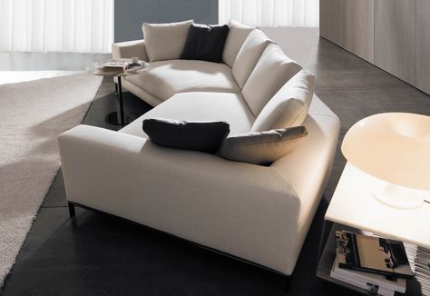 zoomed Minotti Sofa, Divan Cama, Big Comfy Chair, Modern Apartment Design, Corner Sofa Set, Curved Sofa, Best Sofa, Upholstered Sofa, Modern Sofa