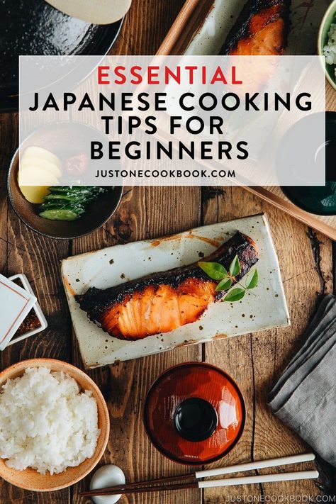 Cooking Japanese, Just One Cookbook, Japanese Diet, Japanese Food Traditional, Easy Japanese Recipes, Food At Home, Japanese Recipes, Cooking For Beginners, Cooking 101