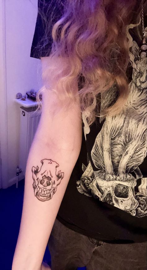 Skull Dog Tattoo, Goth Dog Tattoo, Canine Skull Tattoo, Dog Bite Tattoo, Skeleton Dog Tattoo, Dog Skeleton Tattoo, Dog Teeth Tattoo, Dog Skull Tattoo, Canine Skull