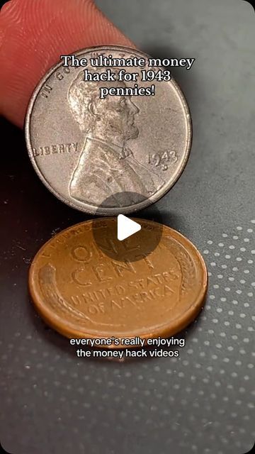 Eric Miller on Instagram: "The ultimate money hack for 1943 pennies! #moneyhack #moneyhacks" Money Honey, Rare Coins Worth Money, Valuable Coins, Coins Worth Money, October 4, Hacks Videos, Rare Coins, Money Tips, Finance Tips