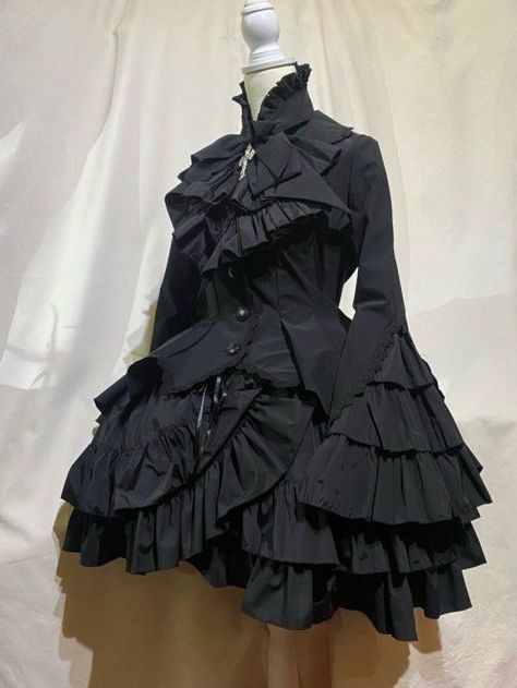 Lolita Outfits, Dark Outfits, Blouse Style, Alt Fashion, Gothic Dress, Gothic Outfits, Tie Blouse, Harajuku Fashion, Lolita Dress