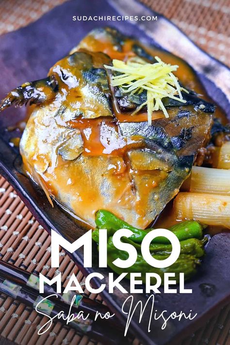 Mackerel Fish Recipes Japanese, Mackerel Recipe Fillet, Fried Mackerel Fish, Japanese Fish Recipe, Japanese Mackerel Recipe, Saba Fish Recipe, Mackerel Fish Recipes, Saba Recipe, Miso Fish