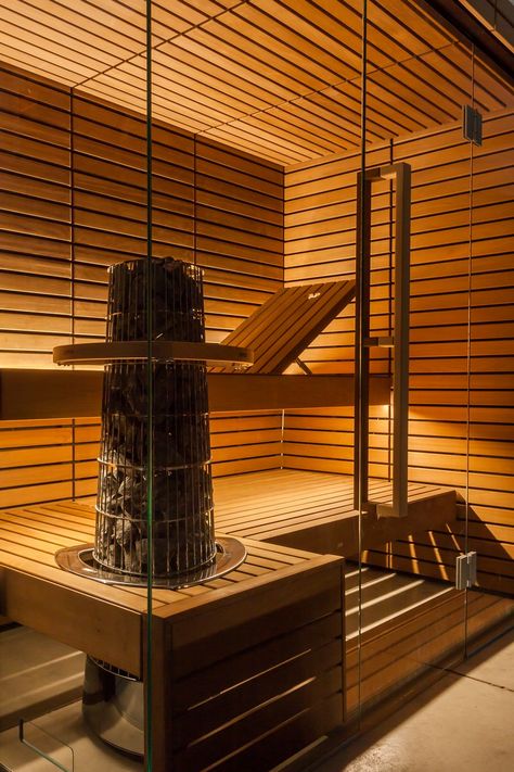 Sauna Ideas Indoor, Sauna Lighting Ideas, Small Sauna Design, Sauna Design Modern, Small Sauna In Bathroom, Sauna Room Ideas, Small Sauna Ideas, Sauna In Bathroom, Sauna Interior Design