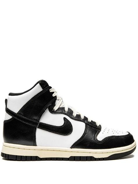 Discover great products at the best prices at Dealmoon. Nike Dunk High "Vintage Black" sneakers. Price:$115.00 at FARFETCH Nike Images, Dream Shoe, Sneakers Sale, Nike Vomero, Nike High, Nike Waffle, Nike T, Dunk High, Nike Dunk High