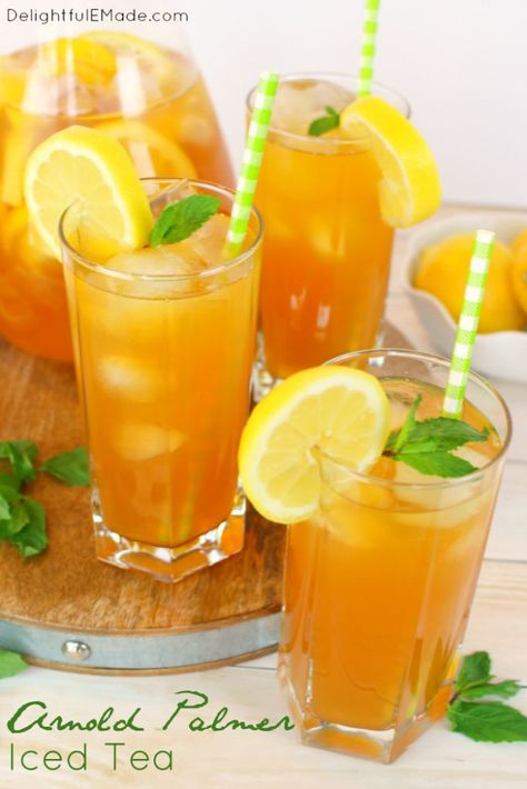 Golf Restaurant, Arnold Palmer Drink, Tortellini Pasta Salad Recipes, Beverage Ideas, South Korean Food, Iced Tea Lemonade, Celebrity Recipes, Tea Lemonade, Sun Tea