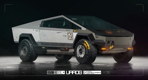 ArtStation - UAROG truck - Concept Arch Motorcycle, Futuristic Cars Design, Tesla Cybertruck, Glamping Resorts, Electric Truck, Sci Fi Design, Concept Art World, American Motorcycles, Suv Trucks