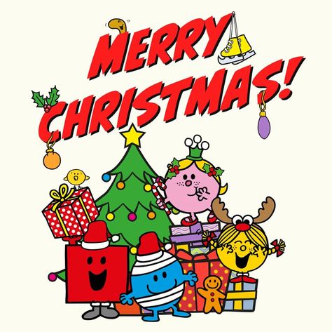 Christmas Kids Drawing, Mindmap Ideas, Mr Men Little Miss, Gift Wrapping Inspiration, A Very Merry Christmas, Mr Men, Christmas Card Design, Very Merry Christmas, Aesthetic Themes