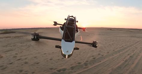 EarthSky | Jetson hoverbike flies CEO to work, in world’s 1st eVTOL commute Motorized Skateboard, Personal Helicopter, Flying Vehicles, New Technology Gadgets, The Jetsons, Electric Motors, Luxury Marketing, Aviation Industry, Flight Simulator