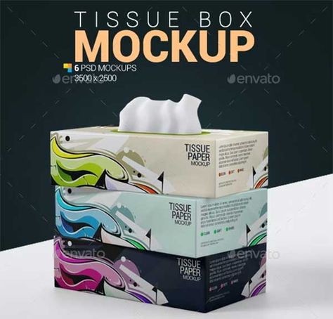 27+ Tissue Box Mockups | Free & Premium Downloads Tissue Box Design Packaging, Tissue Packaging Design, Tissue Box Design, Box Mockup Free, Tissue Packaging, Facial Tissue Box, Studio Layout, Tissue Pack, 3d Mockup