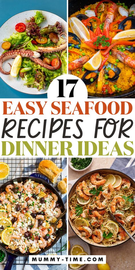 Find your new favorite seafood recipe with these delicious Seafood Recipes For Dinner! 👌🐚 Learn how to make the most flavorful and tender seafood dishes with ease. Get ready to impress your family and friends with these easy and delicious recipes! Save this pin for later! Grilled Swordfish Steaks, Tuna Poke Bowl Recipe, Seafood Recipes For Dinner, Tuscan Salmon Recipe, Chicken Bacon Ranch Pasta, Seafood Paella, Delicious Seafood Recipes, Scampi Recipe, Tilapia Recipes