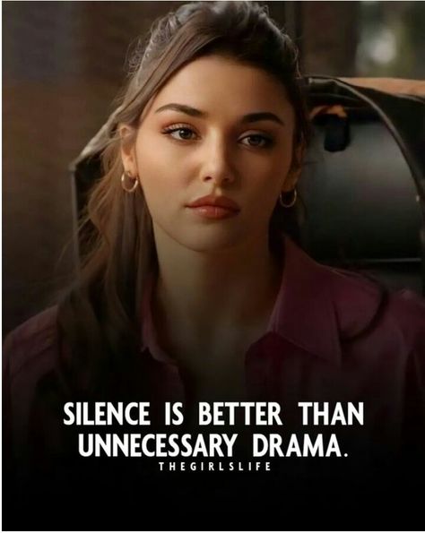 Sigma Girl Quotes, Mysterious Girl Quotes, Strong Woman Quotes Truths, Quotes About Girls, Aesthetic Memories, Girls Attitude Quotes, Bold Quotes, Normal Quotes, Get A Life Quotes