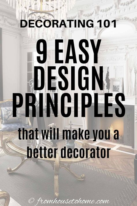 Interior Design Business Plan, Decorating Books, Interior Design Basics, Learn Interior Design, Decorating Rules, Interior Design Principles, Design Tricks, Decorating 101, Interior Decorating Tips