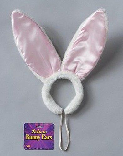 Deluxe Bunny Ears Black Bunny Ears, Bunny Ears And Tail, Halloween Club, Halloween Forum, Bunny Ears Headband, Easter Bunny Plush, Bunny Costume, Halloween Costume Accessories, Alice In Wonderland Party