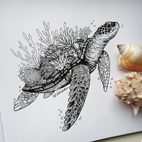 I Create Intricate Drawings Of Animals Embedded With Their Natural Habitats Turtle Drawing, Couple Drawing, Drawing Eyes, Charcoal Drawings, 강아지 그림, Drawing Faces, Ink Drawings, Arte Sketchbook, Detailed Drawings