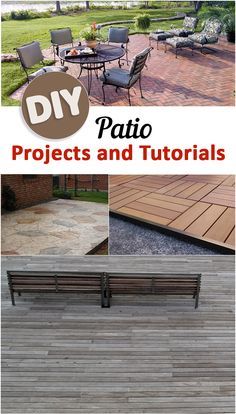 DIY Patio Projects and Tutorials Patio Options, Vintage Patio, Diy Swimming Pool, Patio Projects, Backyard Entertaining, Patio Diy, Backyard Diy Projects, Outdoor Inspirations, Backyard Projects