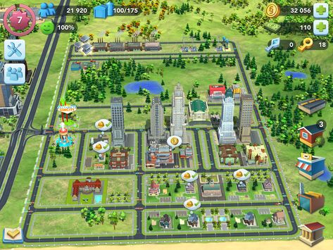 Sim City Build It Level 7 Sims City Build It Layout, Small City Layout, City Skyline Layout Ideas, Simcity Layout, Simcity Buildit Layout Ideas, Simcity Buildit Layout Beginner, Simcity 4, Simcity Buildit Layout, Simcity Buildit