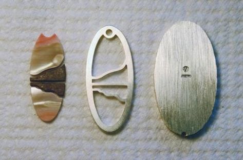 Abalone Shell and Campeche Wood Inlay “Sunset” Pendant | Process Series | Wesley Harris MFA Inlay Jewelry, Wood Inlay, Abalone Shell, The Sun, Shells, Sun, Pendant, Wood