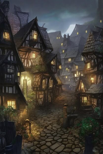 Page 15 | Fantasy Town Images - Free Download on Freepik Fantasy Town Aesthetic, Fantasy Port Town Aesthetic, Fantasy Forest Town, Fantasy Fort, Dark Fantasy Village, Medieval Town Fantasy Art, Fantasy City At Night, Dark Town Fantasy Art, Fantasy Sketchbook