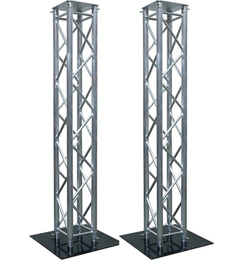 Eliminatrix 4.92FT Totem 2-Pack | DJ Stands | DJ Truss | Chicago DJ Equipment Metal Stud Framing, Accessoires 4x4, Stage Lighting Design, Lighting Truss, Roof Truss Design, Metal Building Designs, Concert Stage Design, Grill Gate Design, Stage Set Design