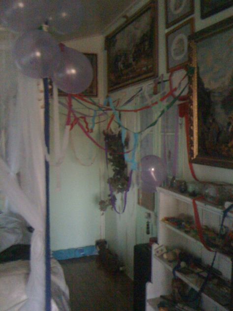 For years I have celebrated my birthdays decorating so that when I woke up - "Surprise beautiful Happy Birthday to me" Ruined Birthday, Lowkey Birthday, Kesha Core, Messy Birthday, Grunge Birthday, 2000s Birthday, Beautiful Happy Birthday, Art Concepts, Pity Party