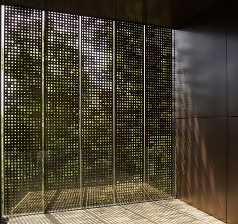 Metal Mesh Screen, Metal Shutters, Facade Pattern, Shading Device, Shade Screen, Metal Facade, Metal Screen, Perforated Metal, Tropical House