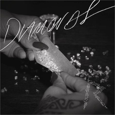 Diamonds - Rihanna Diamonds Lyrics, Rihanna Song, Diamond Music, Rihanna Diamonds, Rihanna News, Diamonds In The Sky, Diamond Wallpaper, Nick Cannon, Jewelry Editorial