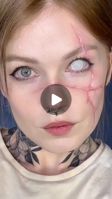 Scar Makeup Tutorial, Scar Makeup, Sfx Makeup, Instagram A, Makeup Tutorial, Halloween, Makeup, On Instagram, Instagram