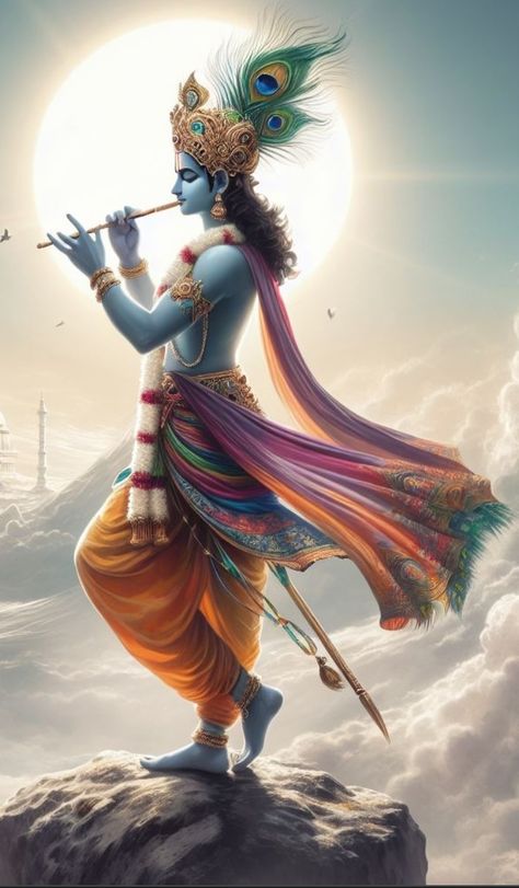 Shree Krishna Hd Images, Krishna Lord Photos, Srikrishna Hd Image, God Painting Indian, Shri Krishna Photo, Sri Krishna Photos, Photos Of Lord Krishna, Krishna Pic, Shree Krishna Wallpapers