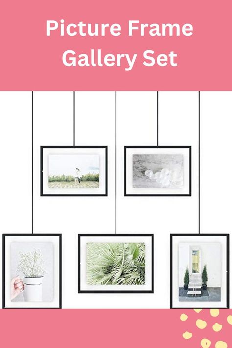 Umbra Exhibit Picture Frame Gallery Set Adjustable Collage Display for 5 Photos, Prints. Pictures Wall Ideas, Collage Wall Decor, Multi Picture Frames, Wall Collage Decor, Metal Beam, Picture Frame Gallery, 5x7 Picture Frames, Multi Picture, Pictures Wall