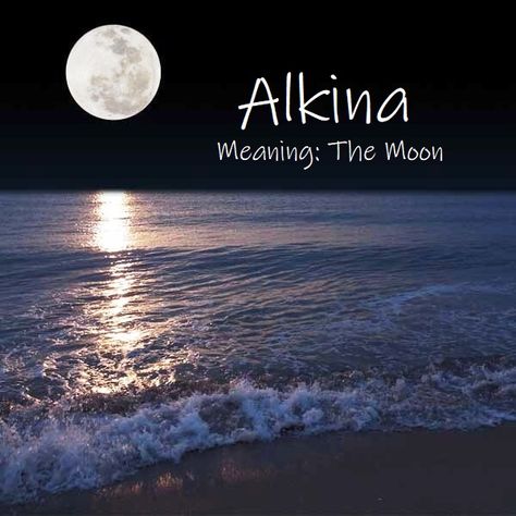 Alkina is a feminine name that means "The Moon." Moon Names In Different Languages, Lunar Names, Names Meaning Moon, Names That Mean Moon, African Name, Oc Things, Moon Names, Feminine Names, Black Vampire