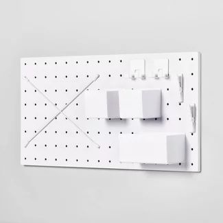 Brightroom : Page 8 : Target Pegboard Storage, Desk Supplies, Custom Storage, Media Storage, Hanging Photos, Wire Shelving, Wall Organization, Peg Board, Erasers