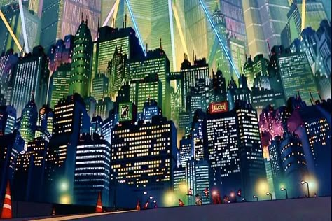 Akira [( Science-fiction, dystopia, future noir, Blade Runner, cyberpunk, night skylines, dark city, Metropolis )] Tokyo Streets, Neo Tokyo, Anime City, Cyberpunk Aesthetic, Cyberpunk City, Dark City, Arte Cyberpunk, 인물 드로잉, Futuristic City