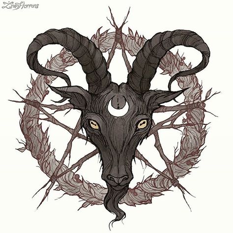 Black Phillip 🐐 (Musi Black Philip, Black Phillip, Goat Skull, Dark Witch, Occult Art, Demon Art, Dark Tattoo, Witch Art, Flash Art