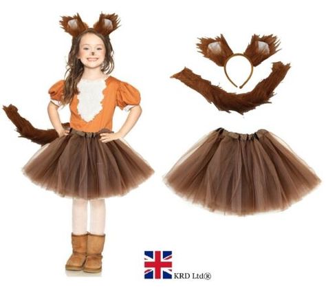 Child Fantastic FOX TUTU COSTUME Girls Animal Book Day Fancy Dress Set Kids UK | eBay Pantomime Costumes, Fantastic Fox, Kids Tutu, Peter Cottontail, Pantomime, Dress With Stockings, Book Day, Animal Book, Tutu Costumes