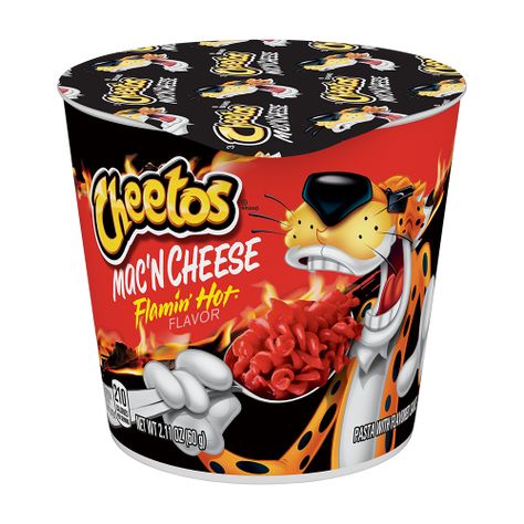 Mac N Cheetos, Mac N Cheese Cups, Cheetos Flavors, Cheetos Mac And Cheese, Mac And Cheese Pasta, Cheesy Mac And Cheese, Cheese Snacks, Cheesy Bacon, Snack Cups