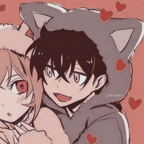 Anime Puppy Matching Pfp, Puppy Boy Matching Pfp, Puppy Boy Anime, Puppy Boy Pfp, Boy X Girl, Anime Puppy, Anime Cupples, Cute Tumblr Wallpaper, Matching Profile