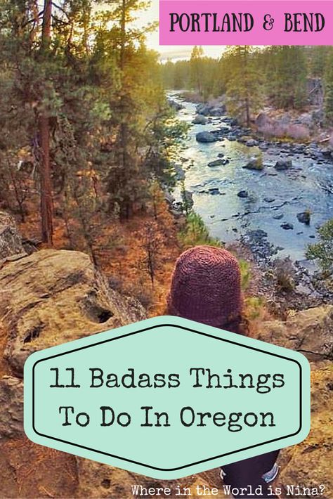 11 Badass Things to Do in Oregon: Portland and Bend - Including some pretty sweet National Parks. Which are your favs in Oregon? Pnw Trip, Things To Do In Oregon, Traveling Usa, Oregon Adventures, Oregon Trip, Oregon Portland, Visit Oregon, Traveling Ideas, Destination Vacation