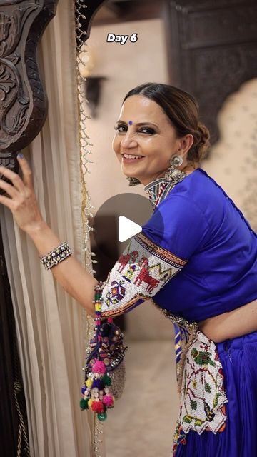 Rupal Mitul Shah on Instagram: "Smile 🧿
Beautiful cheko moti work on ghaghra choli by @mannslegacy 
Jewelry nd bag by @culture_signature_jalpathakkar 
Makeup by @rahulssalon , hair by @anjalistyleup 
Follow my other id @roopalmitul_shah" Moti Work, Ghaghra Choli, October 8, Work On, Follow Me, Chain, Makeup, Hair, On Instagram