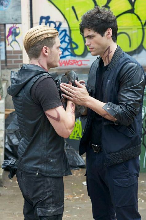 Parabatai ➰ Alec And Jace, Moo Shu, Shadowhunters Tv Series, Shadowhunters Cast, Shadowhunters Series, Shadowhunters Tv Show, Dominic Sherwood, Jace Wayland, Shadowhunters Malec