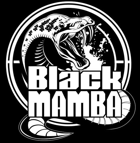 Mamba Logo, Kobe Logo, Tshirt Printing Design, Murals Street Art, Black Mamba, Animal Logo, Jersey Design, Free Svg, Vector Art